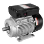 1.1KW Electric Motor 2800 rpm, AC 220~240V 7.1A, 90S, B34 Frame, Air Compressor Motor Single Phase, 24mm Keyed Shaft, CW/CCW Rot