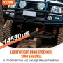 Soft Shackle Synthetic Recovery Rope 2 STK 1,3x56 cm 20 Ton