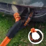 Soft Shackle Synthetic Recovery Rope 2PCS 1.3x56 cm 20 Ton Break Strength
