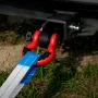 Shackle Hitch Receiver 2", 66000 lbs Breaking Strength, D Ring Shackle with Trailer Hitch Lock Pin, Heavy Duty Towing Accessorie