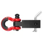 VEVOR Shackle Hitch Receiver 2", 66000 lbs Breaking Strength, D Ring Shackle with Trailer Hitch Lock Pin, Heavy Duty Towing Acce