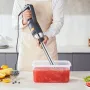 VEVOR Commercial Immersion Blender, 350W Heavy Duty Hand Mixer, 16 inch Stepless Variable Speed Mixer with Stainless Steel Blade