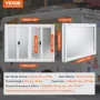 122L x 91,4W cm Koncessionsstativ Serveringsvindue Food Truck