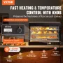 3-lags kommercielt madvarmerdisplay, 1500W maddisplayvarmer med