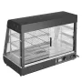 3-Tier Commercial Food Warmer Display, 1500W Food Display Warmer with Light, Adjustable Shelf and Temperature Display, 30℃~85℃ S
