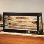 3-lags kommercielt madvarmerdisplay, 1500W maddisplayvarmer med