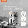 VEVOR Commercial Food Mixer, 18,7 L Commercial Stand Mixer med 3 justerbare hastigheder, 1100W dejmixer med rustfri stålskål