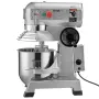 Commercial Food Mixer, 18.7L Commercial Stand Mixer with 3 Adjustable Speeds, 1100W Dough Mixer with Stainless Steel Bowl and 3 