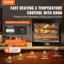 3-trins kommercielt madvarmerdisplay, 1200 W maddisplayvarmer