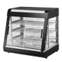 3-Tier Commercial Food Warmer Display, 1200W Food Display Warmer with Light, Adjustable Shelf and Temperature Display, 30℃~85℃ S