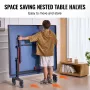 Ping Pong Table, Professional Table Tennis Game, Indoor MDF Portable Table Tennis Table, Foldable Ping Pong Table with Quick Cla