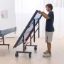 Ping Pong Table, Professional Table Tennis Game, Indoor MDF Portable Table Tennis Table, Foldable Ping Pong Table with Quick Cla
