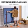 VEVOR Ping Pong Table, Professional Table Tennis Game, Indoor MDF Portable Table Tennis Table, Foldable Ping Pong Table with Qui
