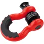 2 Pack 19 mm D Ring Shackle with 22.2 mm Screw Pin 28.5 Ton Break Strength