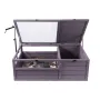 Tortoise Habitat, Wooden Tortoise House Indoor & Outdoor, Tortoise Enclosure with Adjustable Lamp Holder, 2-Room Reptile Enclosu
