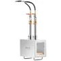 Portable Propane Forge, 2 Burner Farrier Forge, 2600℉ Tool and Knife Making Blacksmithing Gas Forge, Large Capacity Square Stain