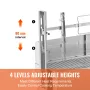 Roaster Spit Rotisserie BBQ Grill Gris Lam Kyllingesteg 52W