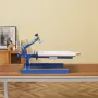 Screen Printing Machine, 1 Color 1 Station Silk Screen Printing Press, 21.2x17.7in / 54x45cm Screen Printing Press, Double-layer