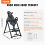 Inversion Bord, 300 lbs Kapacitet Heavy Duty Inversion Bord