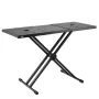 DJ Table Stand, (32"-43") x 18" Portable DJ Laptop and Controller Stand, Lightweight DJ Desk DJ Booth Adjustable Height DJ Stand