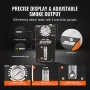 Automotive Smoke Machine Leak Detector, EVAP Vacuum Fuel Leak Tester with Built-in Air Pump, Pressure Gauge & Flow Meter, 2-Mode