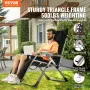 Zero Gravity Chair, 33 inch Zero Gravity Recliner Lounge Chair for Indoor and Outdoor, Adjustable Anti Gravity Chair with Cushio