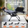VEVOR Zero Gravity Chair, 33 tommer Zero Gravity Recliner Lounge Chair til indendørs og udendørs, Justerbar Anti Gravity Stol