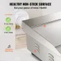 3000W 21 "Kommerciel elektrisk bordplade Grill Flat Top Grill