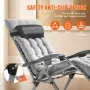 Zero Gravity Chair, 26 inch Zero Gravity Recliner Lounge Chair for Indoor and Outdoor, Adjustable Anti Gravity Chair with Cushio