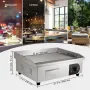 3000W 53.3 cm Commercial Electric Countertop Griddle Flat Top Grill Hot Plate