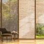 Natural Reed Fencing, 4 ft x 16.4 ft, Reed Screen Curtain Balcony Reed Fence Roll for Outdoor Backyard Patio, Decorative Fence f