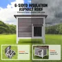 Outdoor Cat House Weatherproof, Feral Cat Shelter for Multiple Cats, Outdoor Wooden Cat Rabbit House with All-Round Foam Insulat