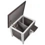 Outdoor Cat House Weatherproof, Feral Cat Shelter for Multiple Cats, Outdoor Wooden Cat Rabbit House with All-Round Foam Insulat