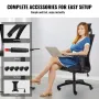 Office Chair Base Replacement 71.1 cm Swivel Chair Base 1134 kg 10.2 cm Stroke