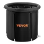 Ice Bath Tub, 85 cm Long Cold Water Therapy Plunge Tub for Athletes, Portable Outdoor Ice Barrel Plunge Pool for Recovery, 398L 