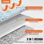 VEVOR Double Reflective Insulation Roll, Foam Core Radiant Barrier, 5.5mm 48 in x 50 ft, Double-Sided Aluminum Foil EPE Foam Hea