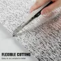 Double Reflective Insulation Roll, Foam Core Radiant Barrier, 5.5mm 48 in x 50 ft, Double-Sided Aluminum Foil EPE Foam Heat Refl