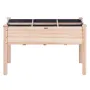 Wooden Raised Garden Bed Planter Box 120 x 58 x 76 cm Flower Vegetable Herb