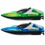 VEVOR RC Boat, 2 Pack 2.4GHz 12 km/h, Remote Control Boat for Pools & Lakes, Racing Boat with LED Light, 4 Rechargeable Batterie