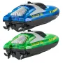 VEVOR RC Boat, 2 Pack 2.4GHz 12 km/h, Remote Control Boat for Pools & Lakes, Racing Boat with LED Light, 4 Rechargeable Batterie