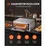 VEVOR Commercial Countertop Pizza Oven Electric Pizza Oven for 35.56 cm Pizza Indoor