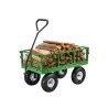 Steel Garden Cart 680lb Capacity Heavy Duty Yard Wagon Cart 10in Tires