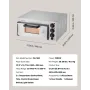 VEVOR Commercial Countertop Pizza Oven Electric Pizza Oven for 35.56 cm Pizza Indoor