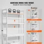 Over the Toilet Storage, 3-Tier Adjustable Over Toilet Bathroom Organizer, Bamboo Storage Shelf Rack with 3 Hooks, Freestanding 