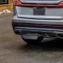 Hitch Step for 2 Inch Receiver, Strong Steel Construction with 350 LBS Load Capacity, Rear Bumper Guard Protector with Pin Lock,