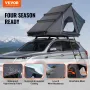 VEVOR Rooftop Telt Hard Shell, Naturnest Rooftop Telt Hardshell til 2-3 personer, Hard Shell Roof Top Telt med Teleskopstige