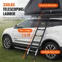 Rooftop Tent Hard Shell, Naturnest Rooftop Tent Hardshell for 2-3 Person, Hard Shell Roof Top Tent with Telescopic Ladder Thick 