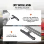 Hitch Step for 2 Inch Receiver, Strong Steel Construction with 350 LBS Load Capacity, Rear Bumper Guard Protector with Pin Lock,