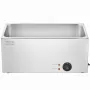 Commercial Food Warmer 18L Bain Marie 1200W Electric Buffet Warmer Steam Table Food Warmer Countertop Stainless Steel Food Warme