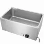 Commercial Food Warmer 18L Bain Marie 1200W Electric Buffet Warmer Steam Table Food Warmer Countertop Stainless Steel Food Warme